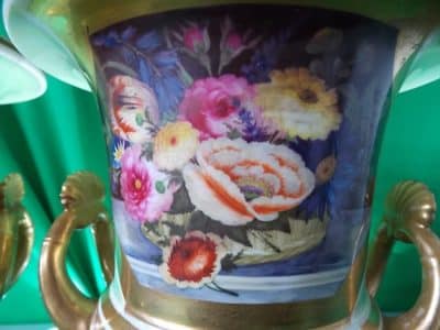 SOLD Fine pair Victorian Campana vases Antiques Scotland Antique Ceramics 5