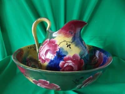 SOLD Scottish Wemyss ware Ure n Basin ( Jazzy Pattern ) - Image 2