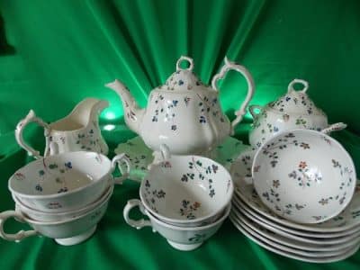 SOLD Victorian Rockingham Style hand painted tea set. Antiques Scotland Antique Ceramics 4