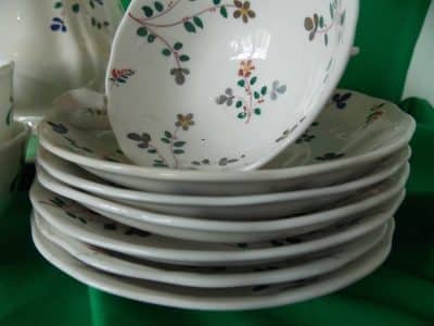SOLD Victorian Rockingham Style hand painted tea set. - Image 5