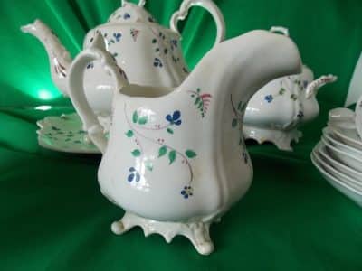 SOLD Victorian Rockingham Style hand painted tea set. - Image 6