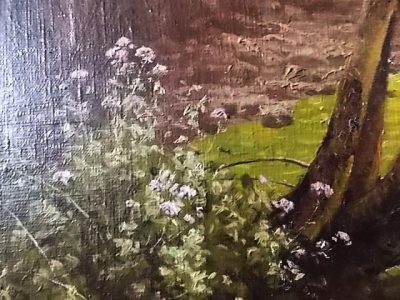SOLD Charles Edmond Rene His large oil on canvas - Image 7