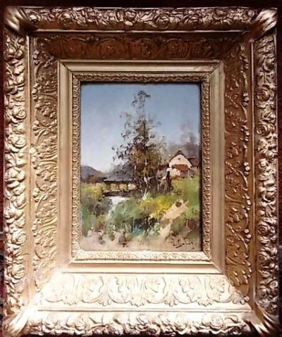 SOLD Eugene Galien Laloue (1854-1941) Oils (PAIR) - Image 10