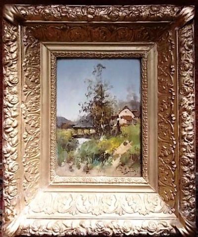 SOLD Eugene Galien Laloue (1854-1941) Oils (PAIR) Antiques Scotland Antique Art 12