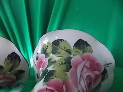 Pair Scottish Wemyss Lady Eva Vases ceramics Antique Ceramics 8