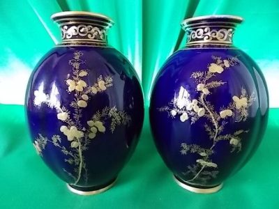 SOLD Fine pair Derby vases Antiques Scotland Antique Art 4