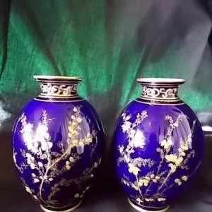 SOLD Fine pair Derby vases Antiques Scotland Antique Art