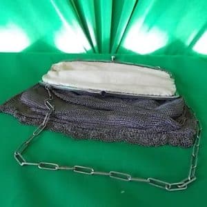 SOLD Edwardian Alpacca chain purse bag Alpacca purse Antique Furniture