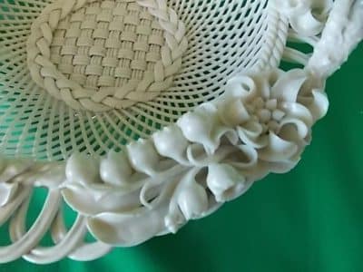 SOLD A Fine Large Belleek Basket - Image 3
