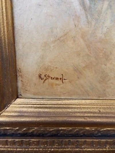 SOLD R Easton Stuart (1890-1940) Scottish Oil on Board - Image 4