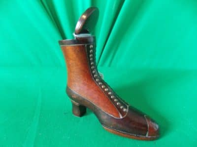 SOLD Rare superb top quality Victorian wooden ladys boot - Image 3