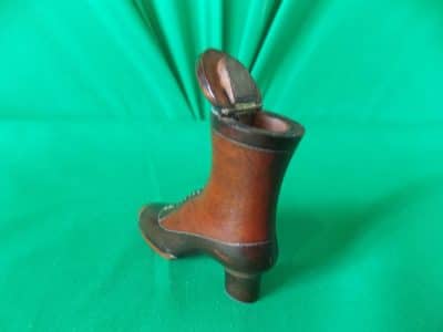 SOLD Rare superb top quality Victorian wooden ladys boot - Image 5