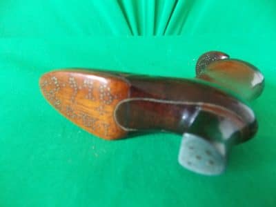 SOLD Rare superb top quality Victorian wooden ladys boot - Image 6