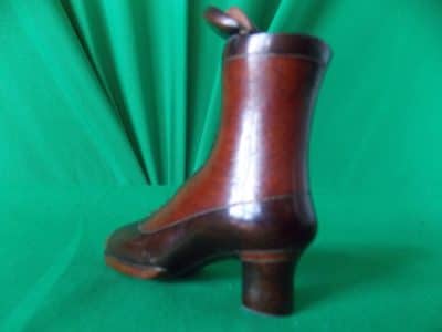 SOLD Rare superb top quality Victorian wooden ladys boot - Image 7