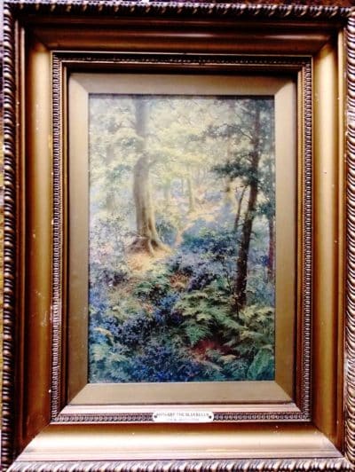 Sydney Shelton Oil under glass. (EXH 1881-1889) oil paintings Antique Art 3