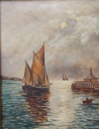 Charles Neil Knight Pair Oils Canvas X2 - Image 2