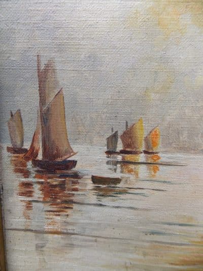 Charles Neil Knight Pair Oils Canvas X2 - Image 6