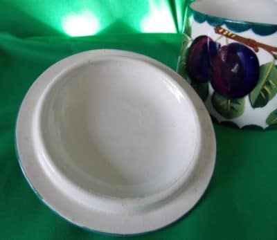 Scottish Wemyss Lidded Preserver Pot. ( Plums ) - Image 3