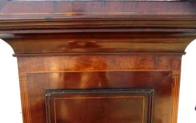 SOLD Regency Mahogany Moon dial longcase Clock - Image 6