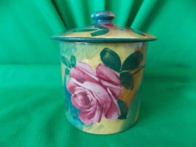 Scottish Wemyss Lidded Jam Pot (Jazzy pattern) Antiques Scotland Antique Ceramics 4