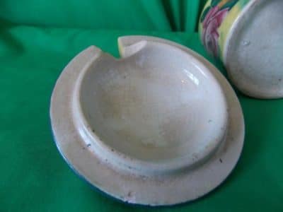 Scottish Wemyss Lidded Jam Pot (Jazzy pattern) Antiques Scotland Antique Ceramics 7