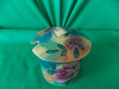 Scottish Wemyss Lidded Jam Pot (Jazzy pattern) Antiques Scotland Antique Ceramics 8