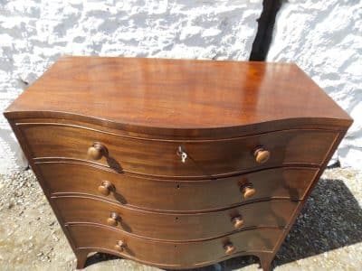 SOLD Georgian Serpentine Chest - Image 3