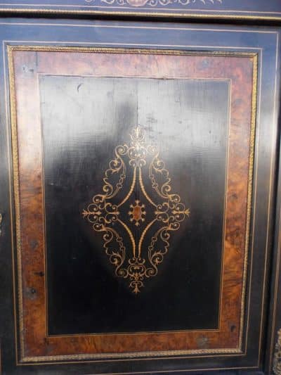 SOLD Victorian Ebonised Credenza cabinet Antique Antique Cabinets 7