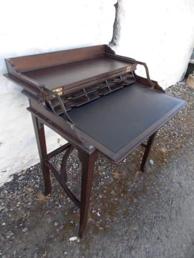 SOLD Edwardian Mahogany Folding Top Desk Antique desk Glasgow Antique Art 5