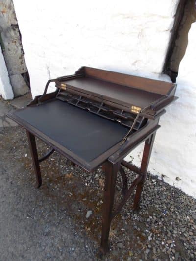 SOLD Edwardian Mahogany Folding Top Desk Antique desk Glasgow Antique Art 6
