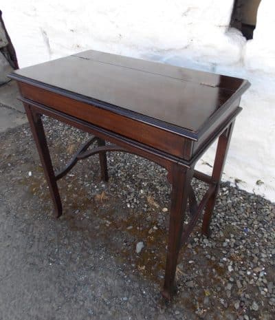 SOLD Edwardian Mahogany Folding Top Desk - Image 6