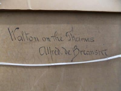 SOLD Alfred De Breanski Snr. (1852-1928) Walton on Thames - Image 9