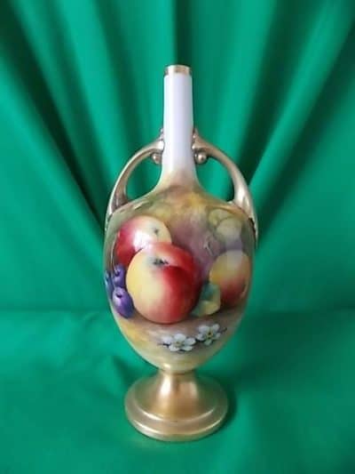 SOLD Royal Worcester Vase 'Fallen Fruits' George Moseley. - Image 2
