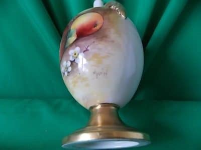 SOLD Royal Worcester Vase 'Fallen Fruits' George Moseley. - Image 4