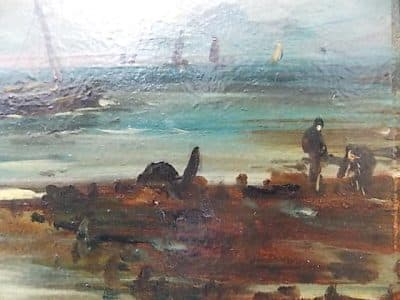 Sam Bough R.S.A. ( 1822-1878) Oil on Board. - Image 4