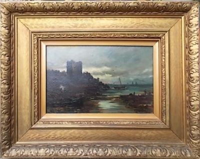 Sam Bough R.S.A. ( 1822-1878) Oil on Board. - Image 2
