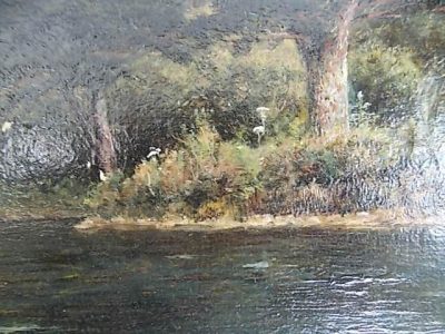 Theodore Hines (Oil on Canvas) Loch Lomond. Antiques Scotland Antique Art 5