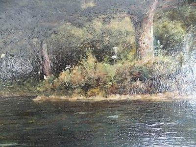 Theodore Hines (Oil on Canvas) Loch Lomond. - Image 3