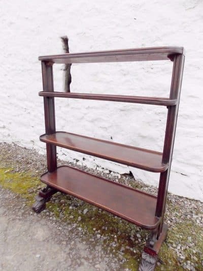 Victorian mahogany dumb waiter