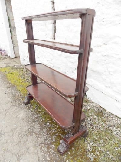 Victorian mahogany dumb waiter - Image 4