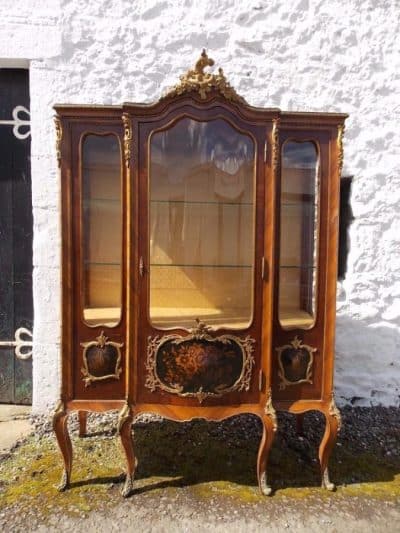 Vernis Martin French kingwood Vitrine