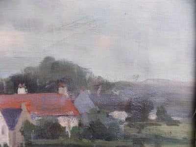 SOLD Isabel Hutchison Oil on canvas. dated 1897 Callander Bridge - Image 5