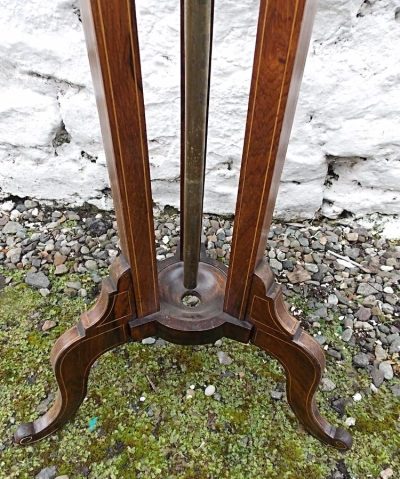 Victorian rosewood and mahogany adjustable music stand Antiques Scotland Antique Furniture 8