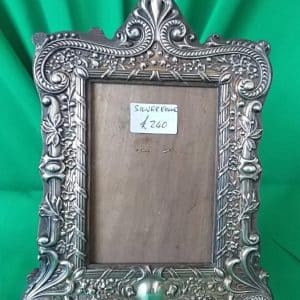 SOLD Ornate Edwardian Silver Picture Frame Antiques Scotland Antique Furniture 3