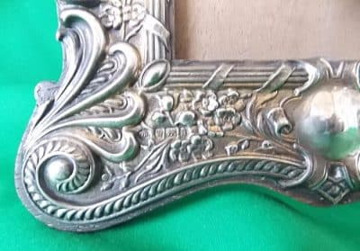 SOLD Ornate Edwardian Silver Picture Frame Antiques Scotland Antique Furniture 4