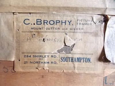 SOLD Alfred De Breanski Snr RBA. Oil on boards (A Pair) - Image 10