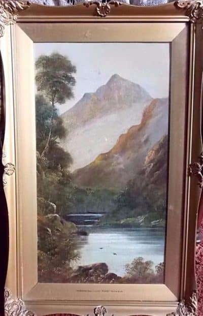 SOLD Alfred De Breanski Snr RBA. Oil on boards (A Pair) - Image 2