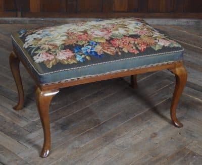 Edwardian Floral Stool SAI3176