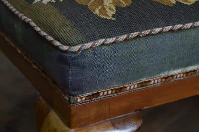 Edwardian Floral Stool SAI3176 - Image 4