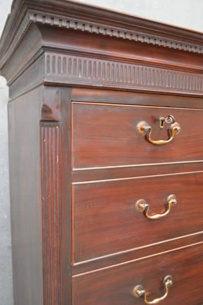 George III mahogany chest on chest. Antiques Scotland Antique Chest Of Drawers 5